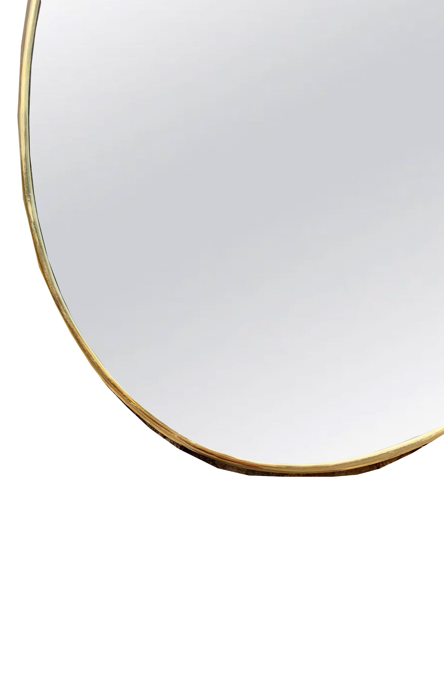 Varaudu Brass Oval Wall Mirror Handmade Antique Brass Circled Mirror 369099666 - Antique Brass Bathroom Mirror, Vanity Wall Decor
