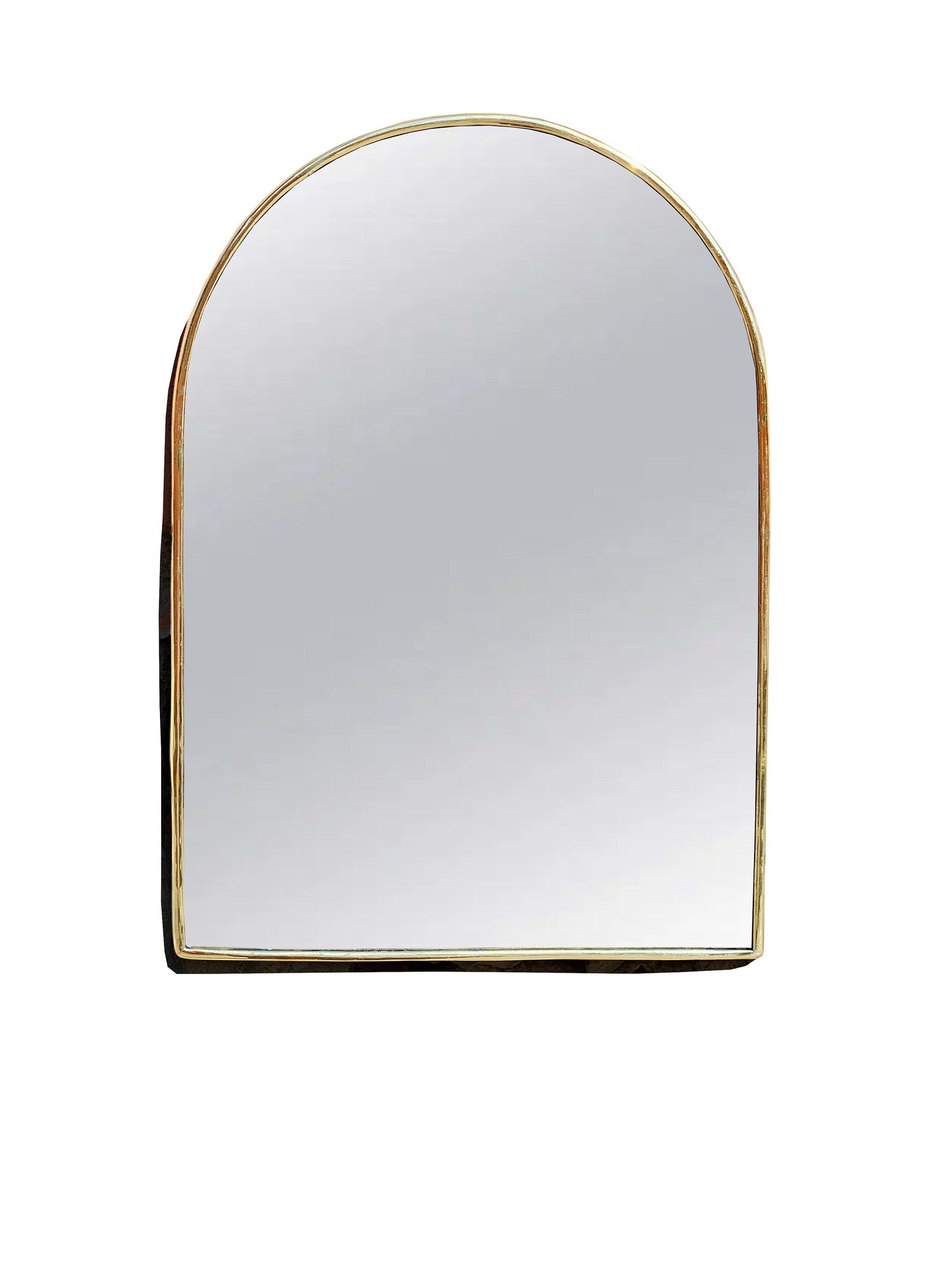 Varaudu Unlacquered Brass Arch Mirror Customized Brass Mirror 369099679 - Antique Brass Bathroom Mirror, Vanity Wall Decor