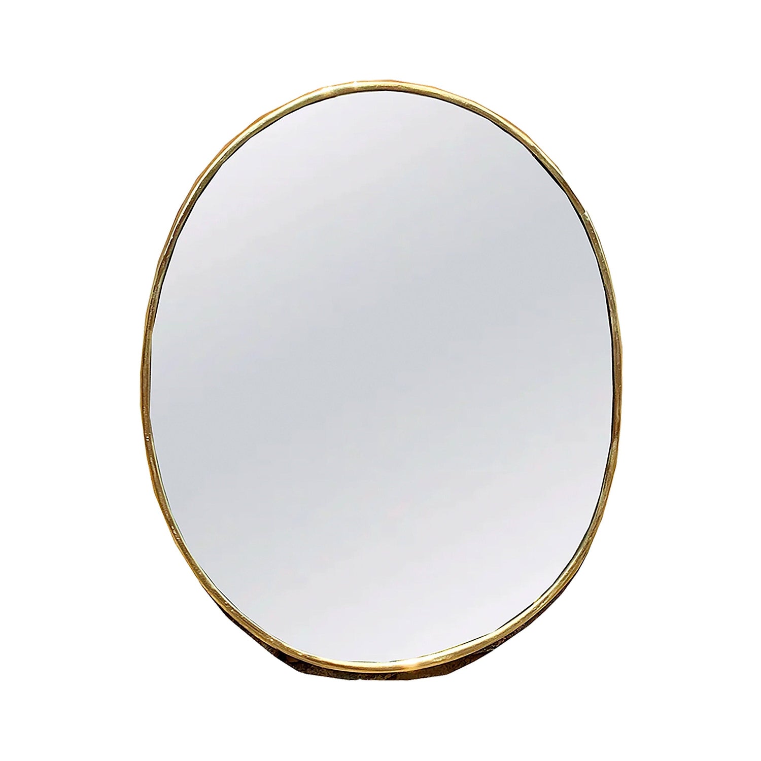 Varaudu Brass Oval Mirror Handmade Gold Bedroom Mirror 369099680 - Antique Brass Bathroom Mirror, Vanity Wall Decor