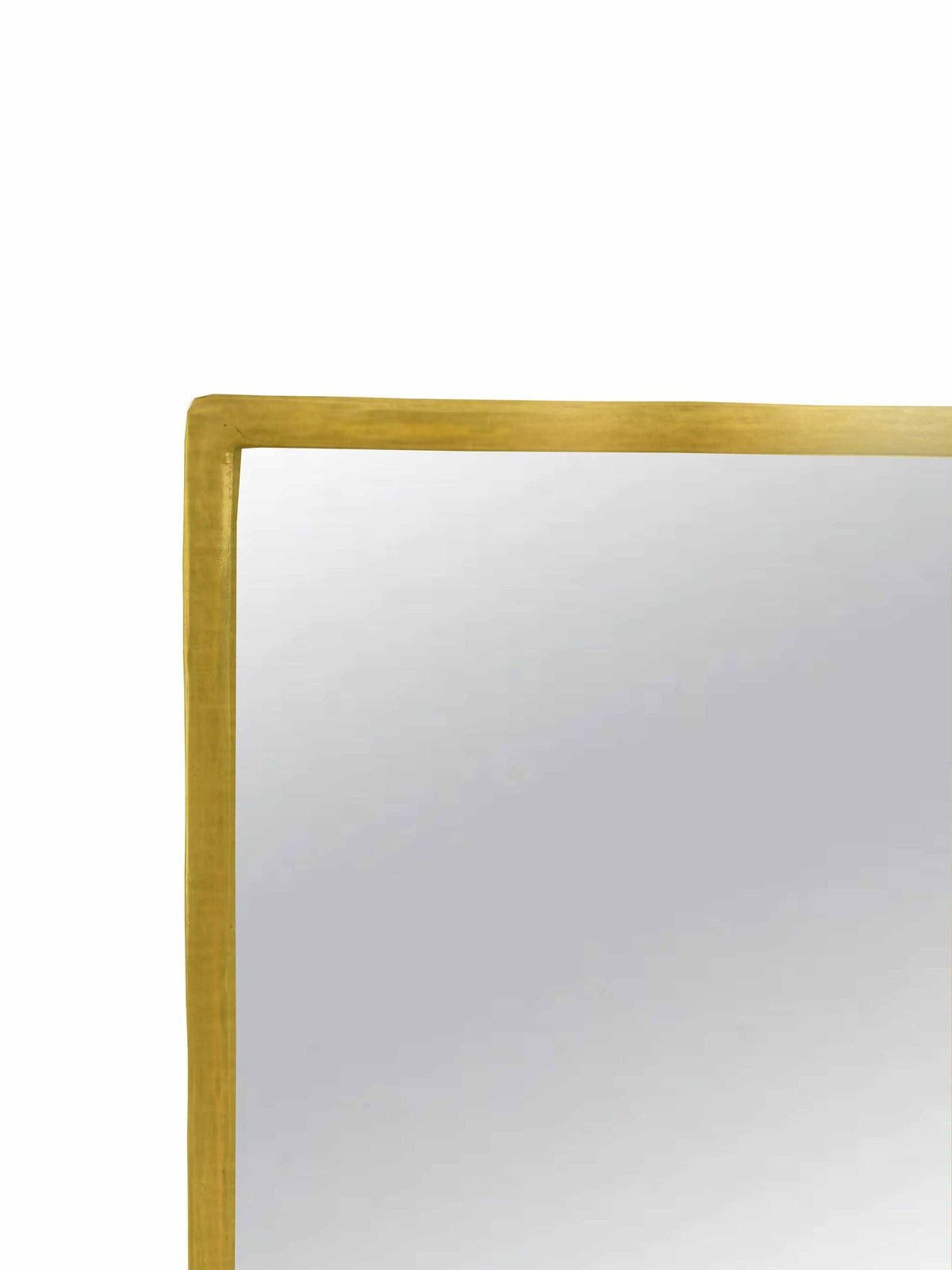 Varaudu Rectangular Brass Mirror Gold Wall Mirror 369099678 - Antique Brass Bathroom Mirror, Vanity Wall Decor