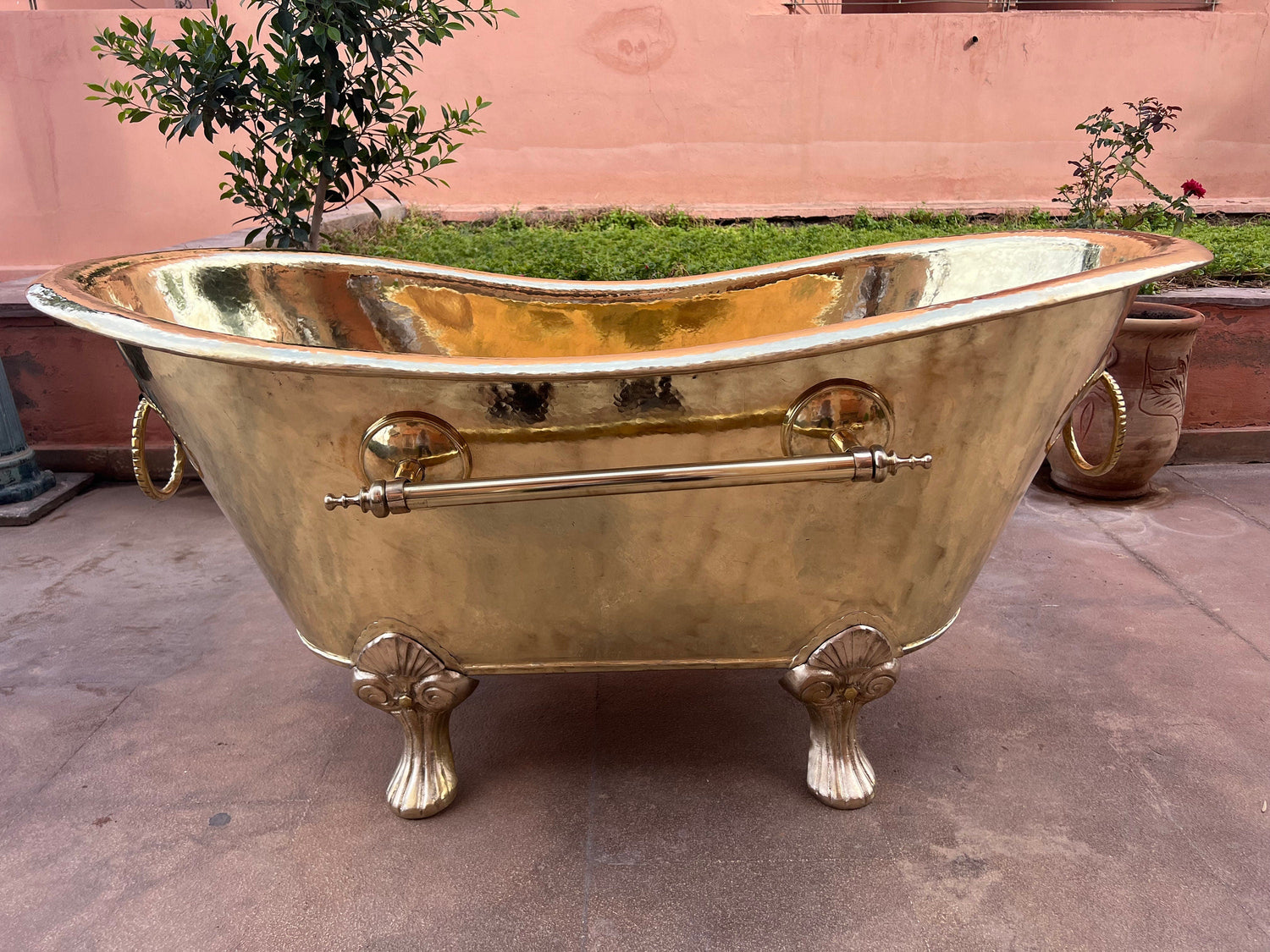 Solid Brass Bathtub, Brass Bathtub Clawfoot