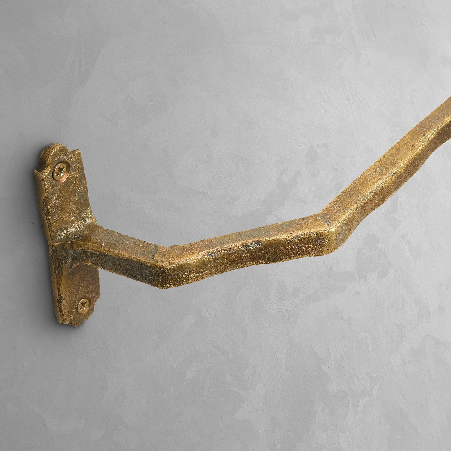 Solid Brass Towel Rail Handcrafted Towel Rack Bathroom