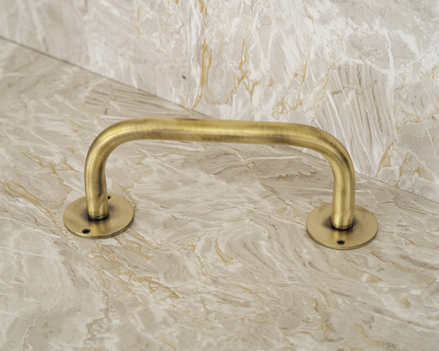 Antique Brass Wall-Mounted Bathroom Towel Rack