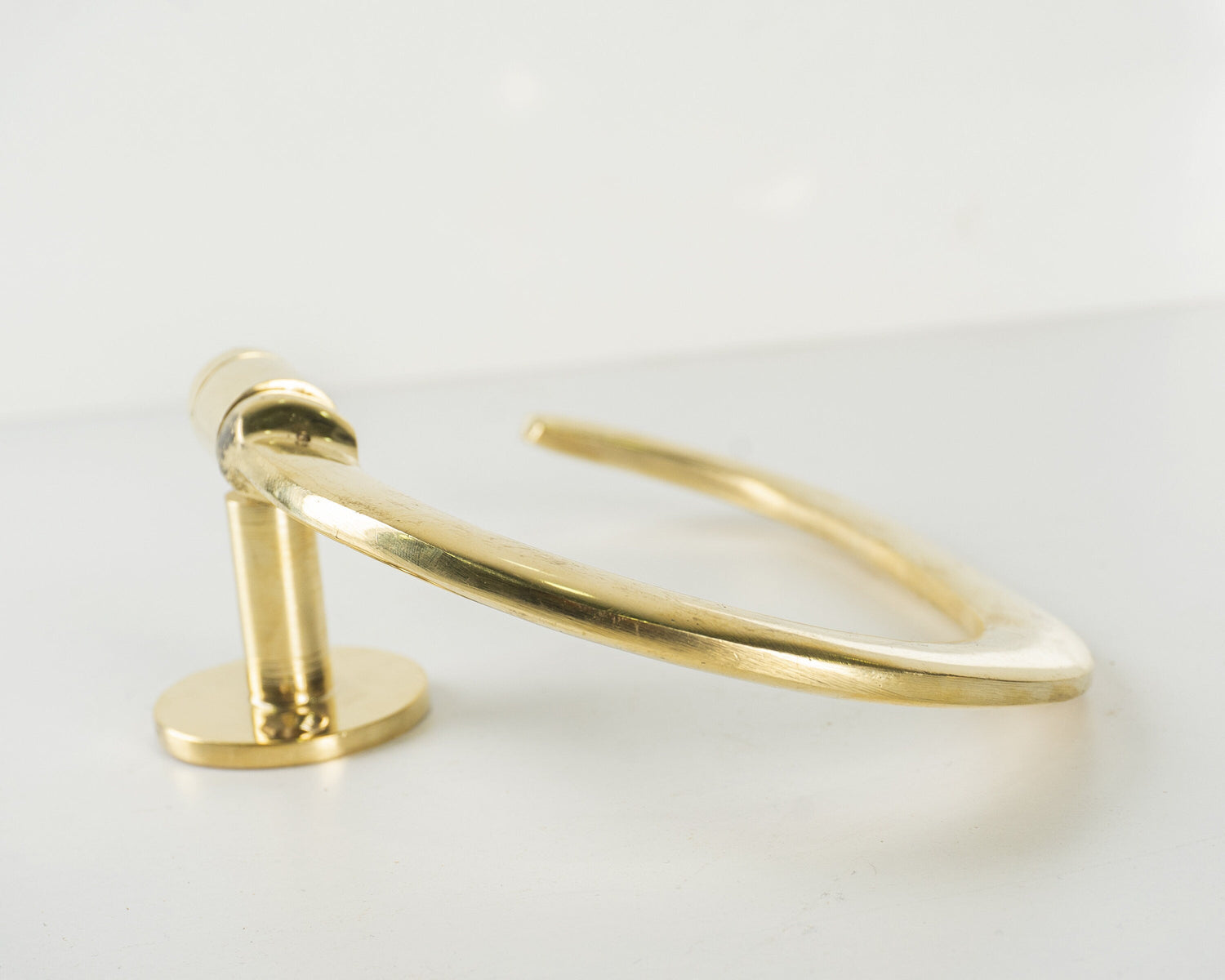 Unlacquered Brass Wall Mount Toilet Paper Holder, Bathroom Tissue Holder, Toilet Tissue Dispensers