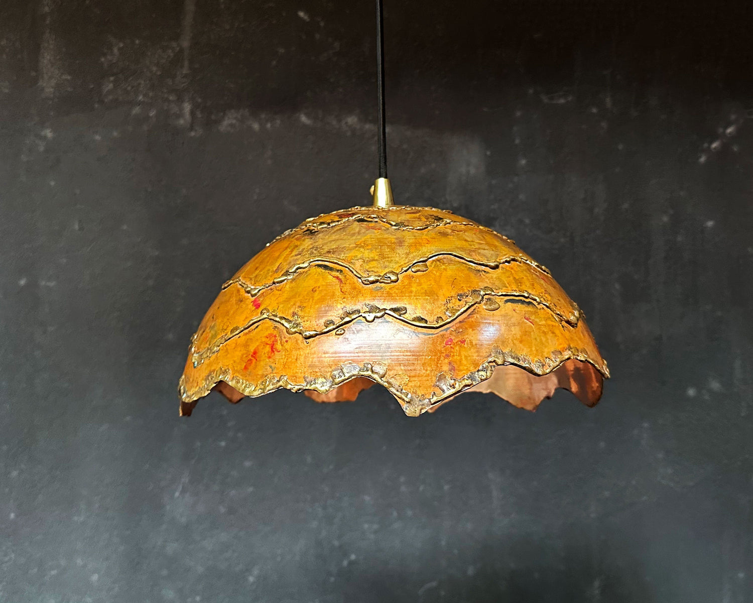 Rustic Copper Island Kitchen Lighting, Hnadcrafted Copper Farmhouse Lighting , Vinateg Ceiling Light Restaurant