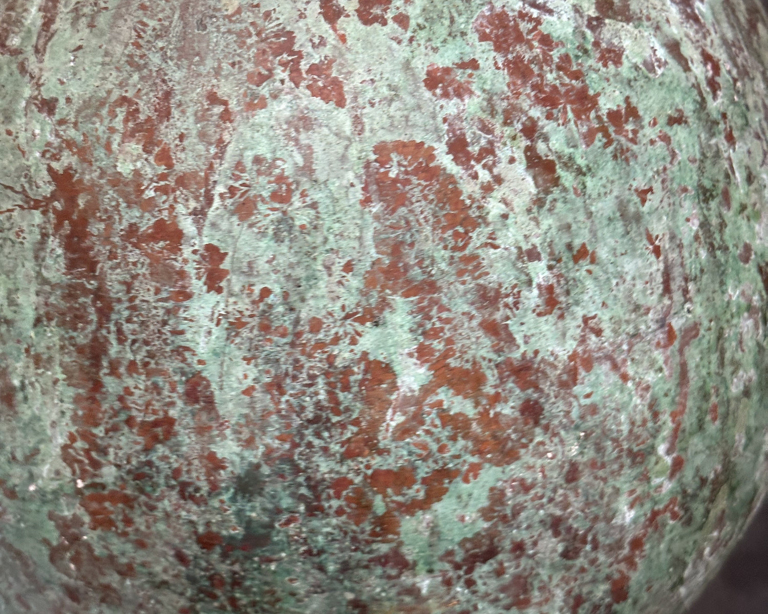Oxidized Copper pendant light, Green Patina Copper Hanging Kitchen Island Light Fixture