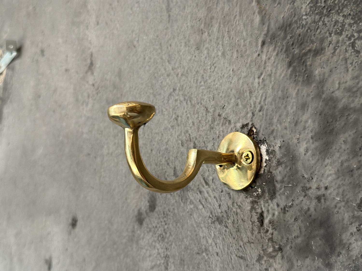 Solid Brass Wall Hooks – Vintage Bathroom Mount Set
