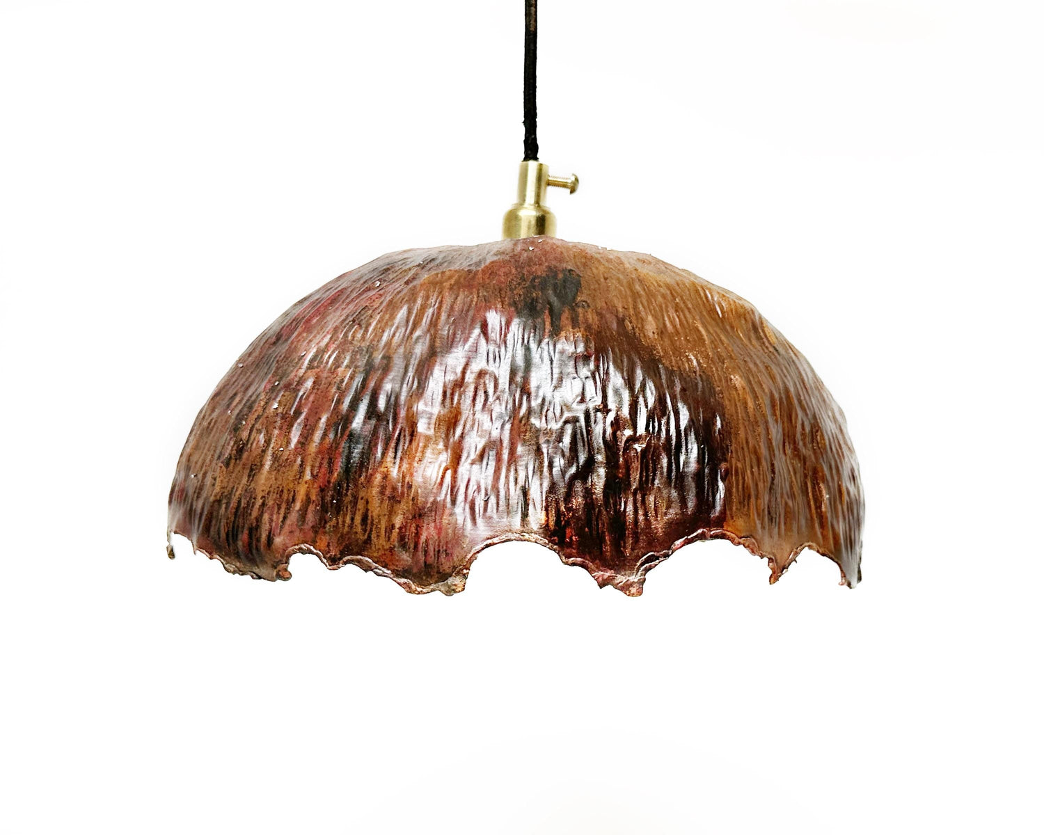 Rustic Copper Island Kitchen Lighting, Copper Pendant Light