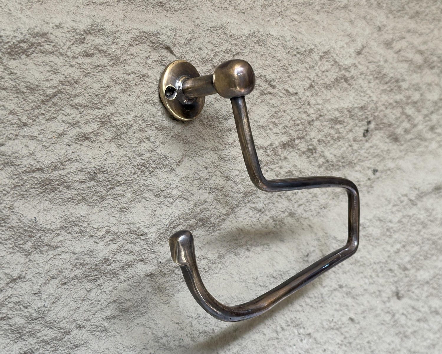 Handcrafted Toilet Roll Holder, Stylish Oil Rubbed Bronze Wall Mount Toilet Paper Holder Bathroom