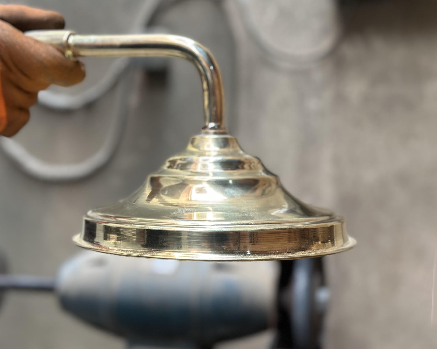 Copper Rain Shower Head – Solid Brass Outdoor Fixture
