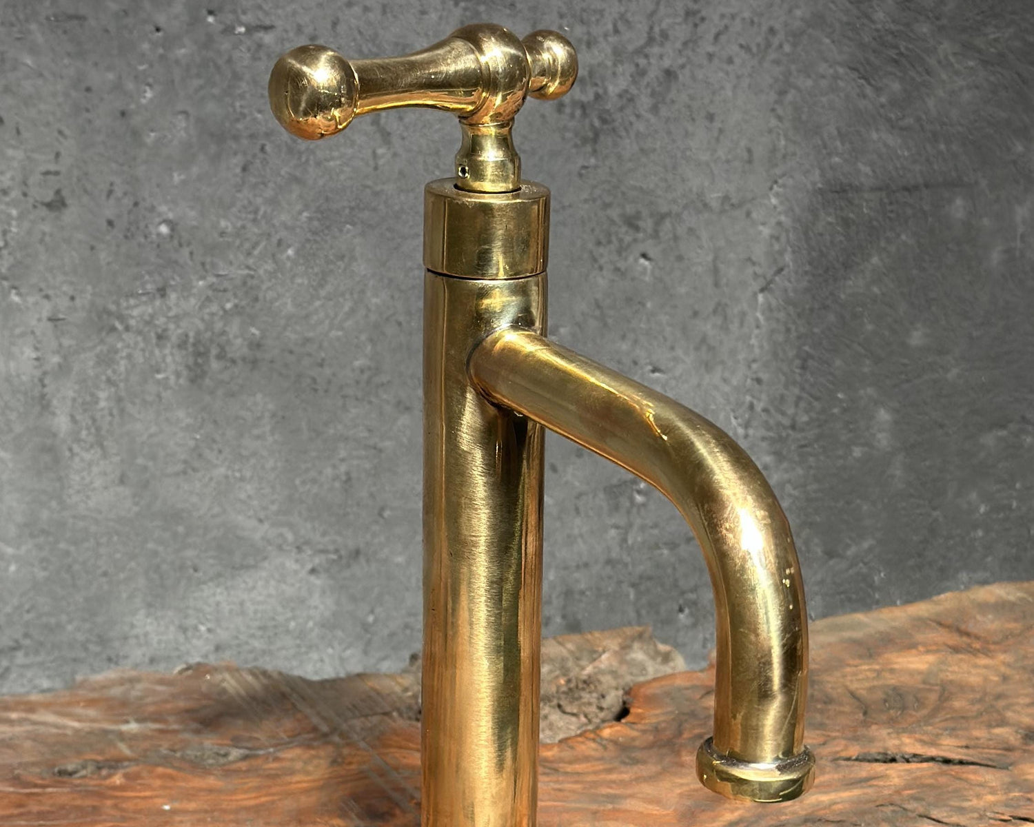 Unlacquered Brass Bathroom Faucet, Victorian Bathroom Faucet
