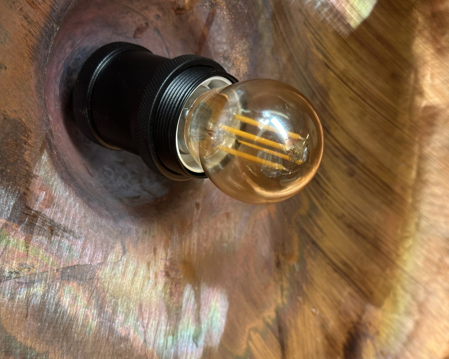 Blue Patina Pendant Light, Copper Kitchen Island Lighting