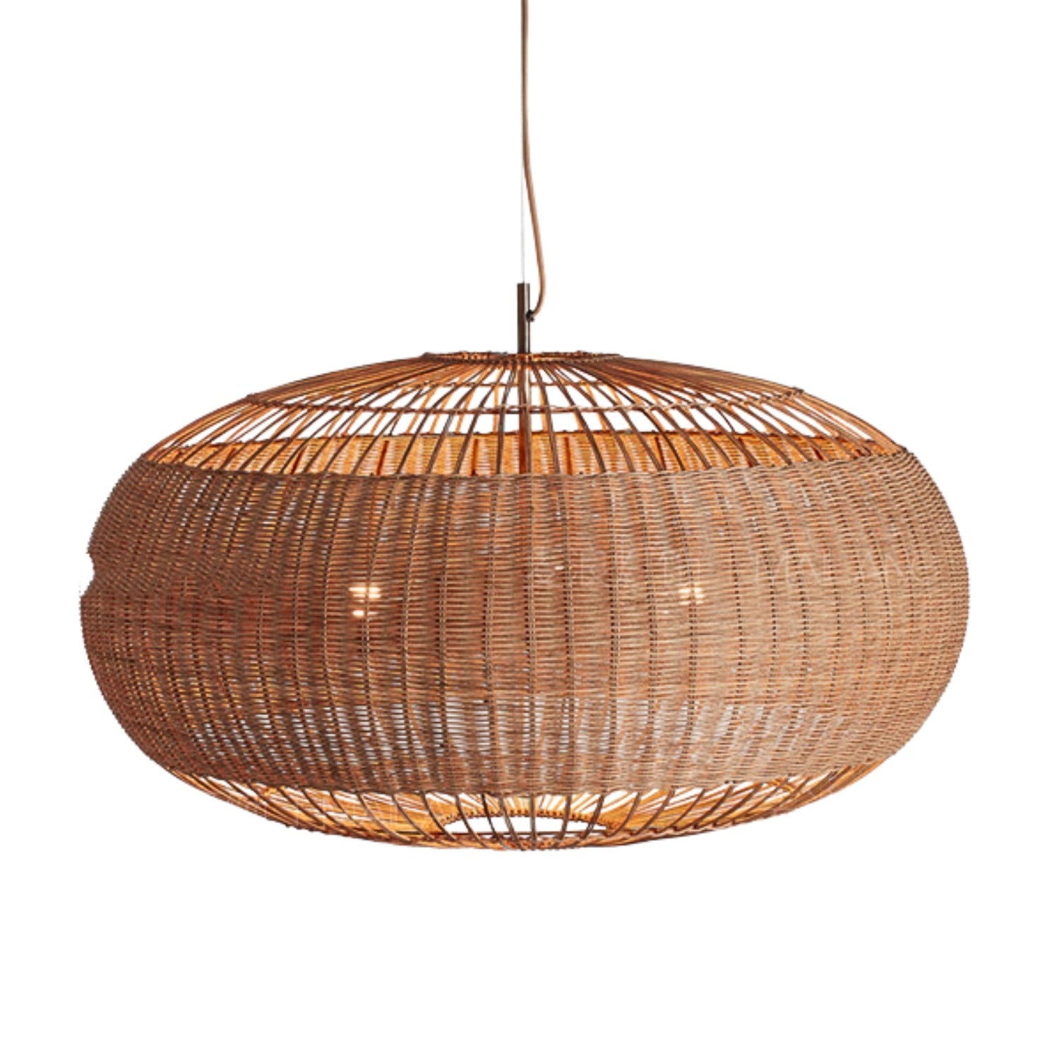 Isobella Ball Wabi Sabi Wicker Pendant Light