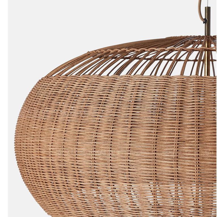 Isobella Ball Wabi Sabi Wicker Pendant Light