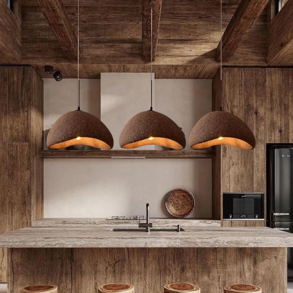 Imitation Stone Wabi Sabi Pendant Light