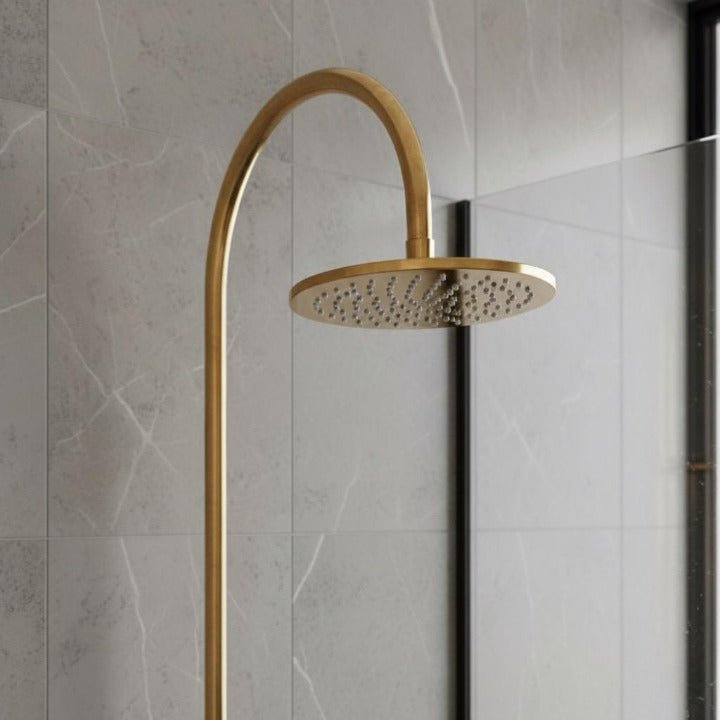 Luxury Vintage Brass Shower Set with Rainfall System and Handheld Sprayer