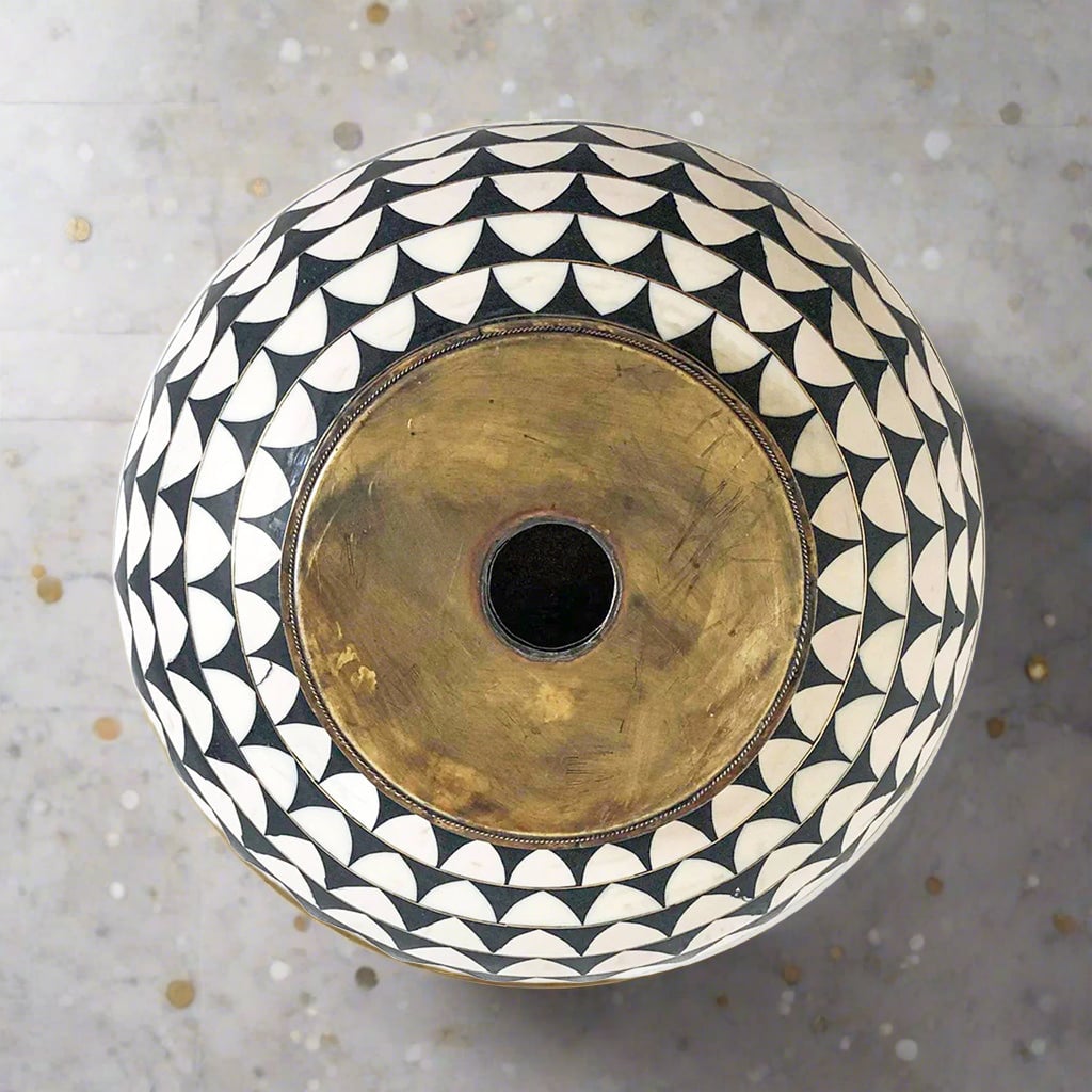 Double Skin Oval Brass Basin