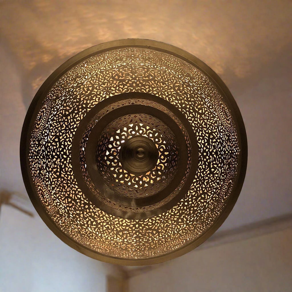 Handcrafted Moroccan Ceiling Lamp - Custom Made