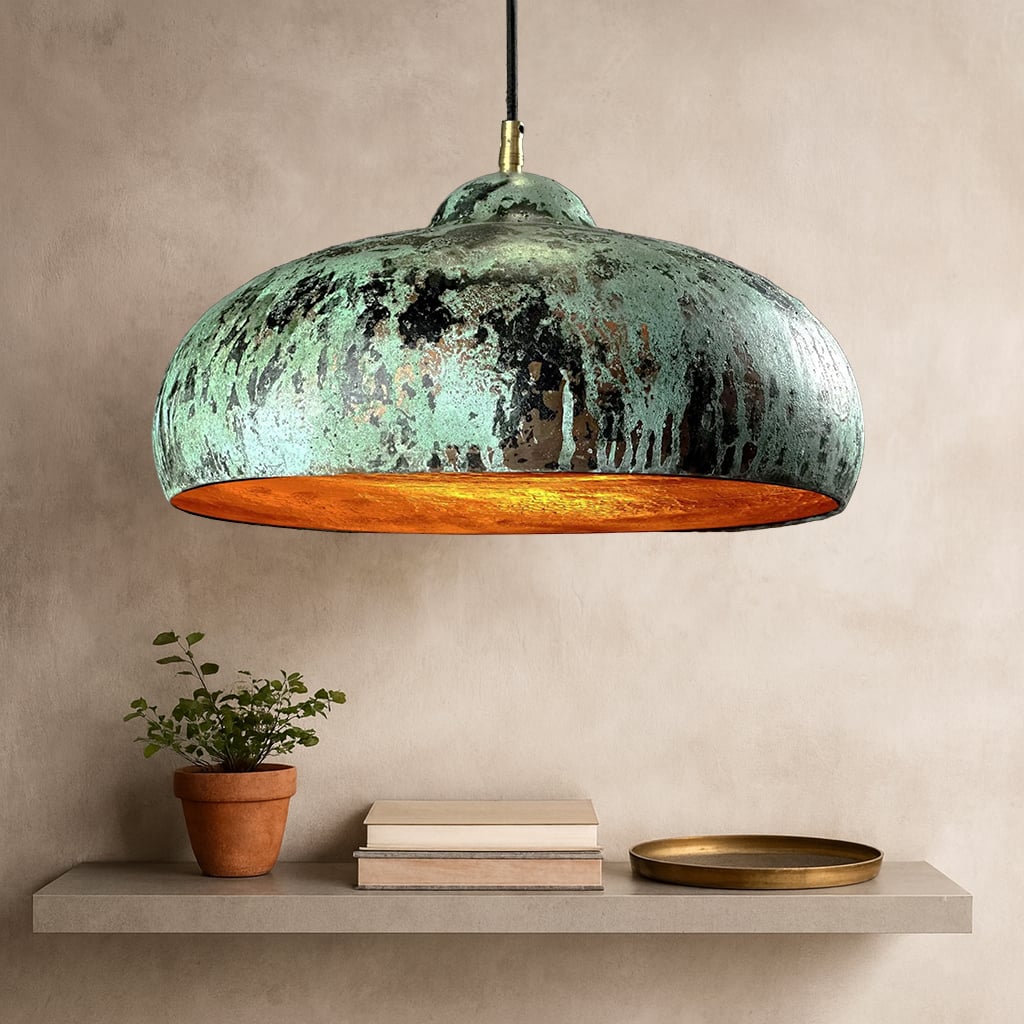Tanirt Green Patina Copper Pendant