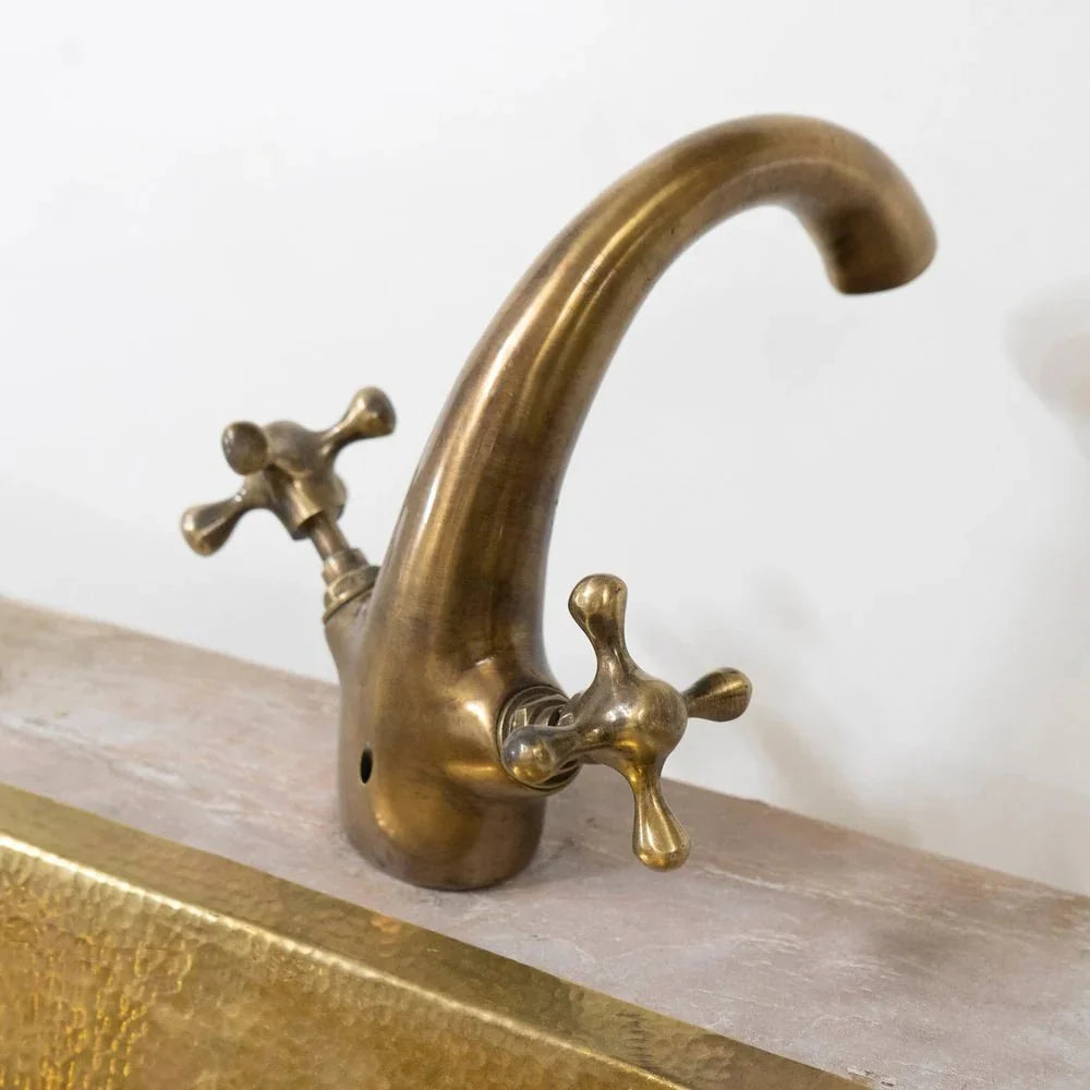 Oil Rubbing Vanity and Bathroom Faucet with Vintage Charm