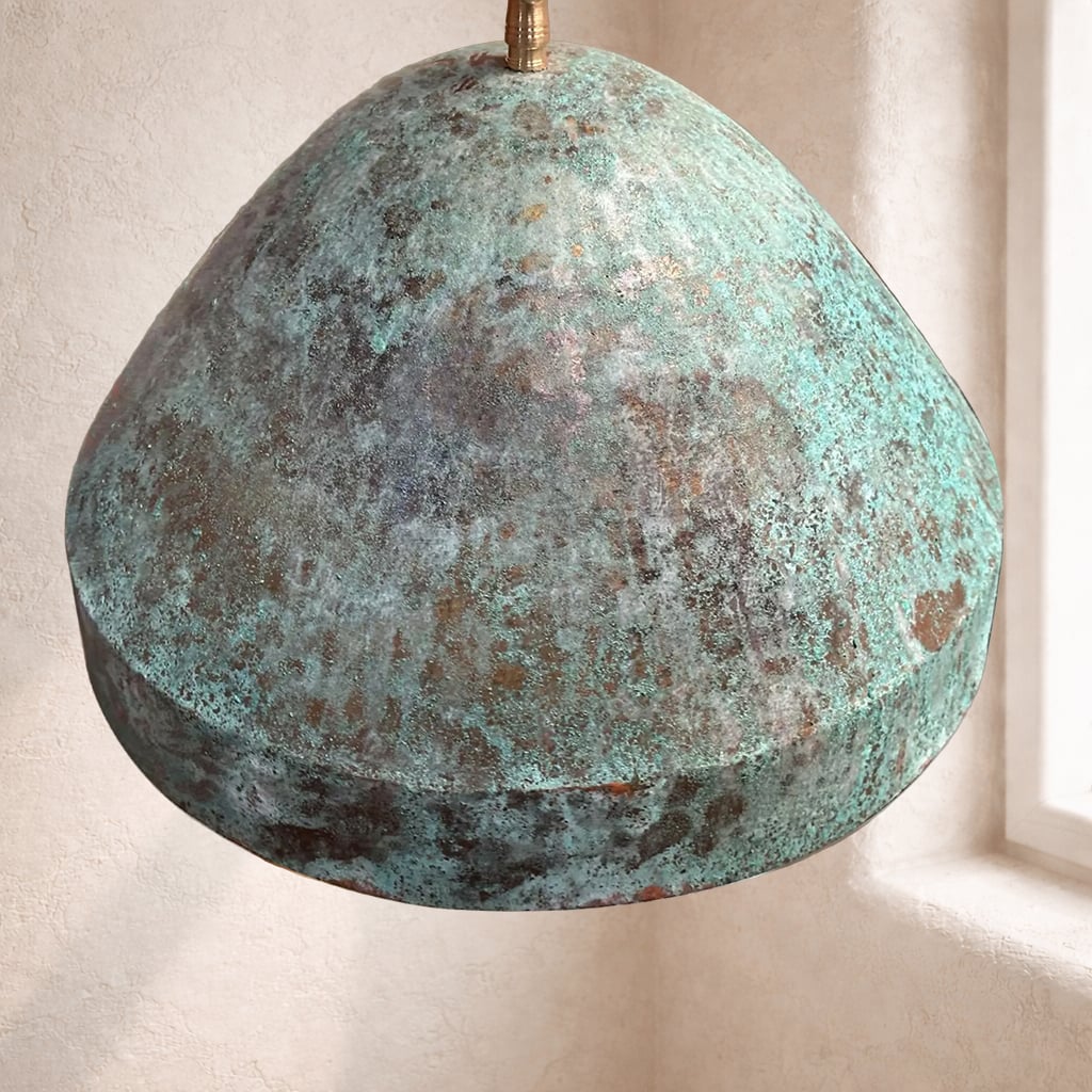 Rustic Copper Dome Pendant Light