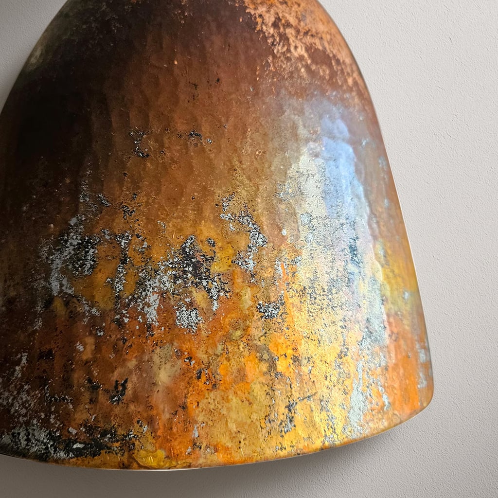 Tawada Aged Copper Kitchen Pendant Light - Set of 3
