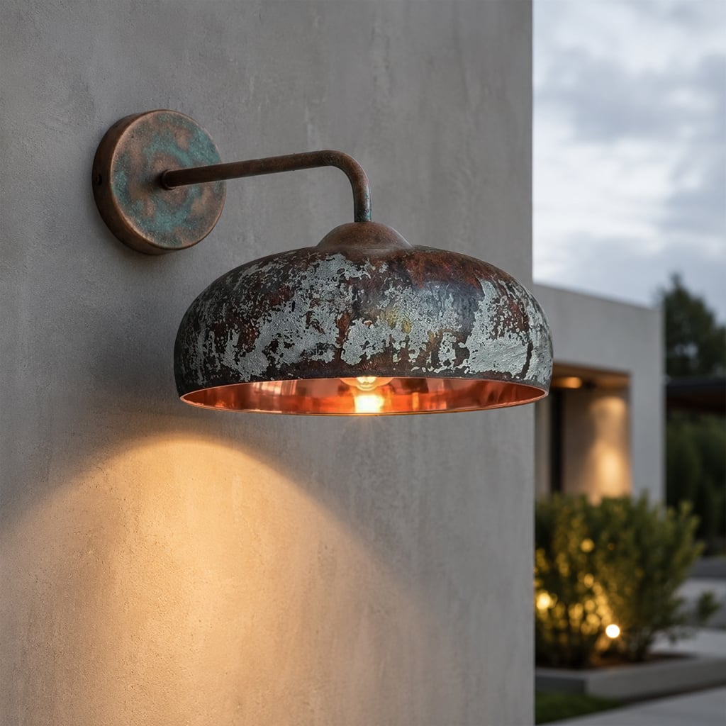 Verdigris Copper Wall Sconce