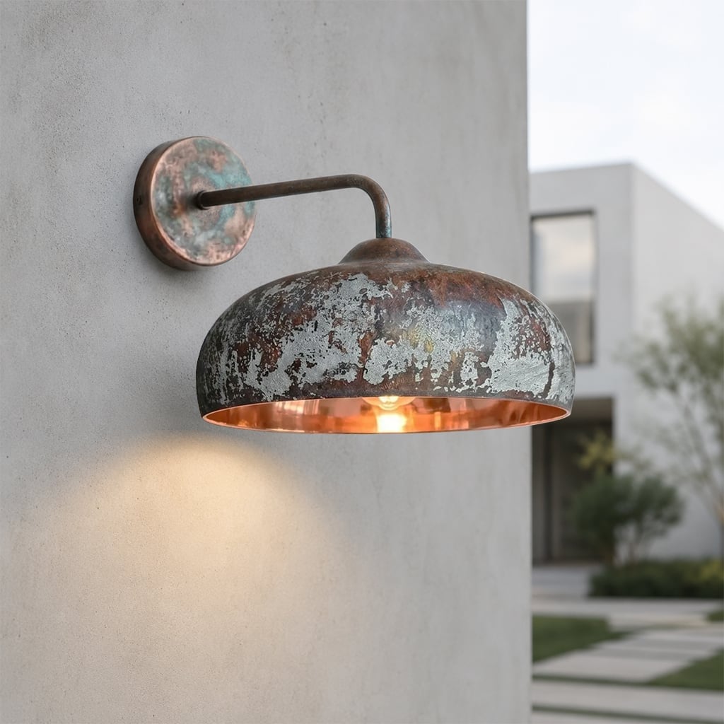 Verdigris Copper Wall Sconce