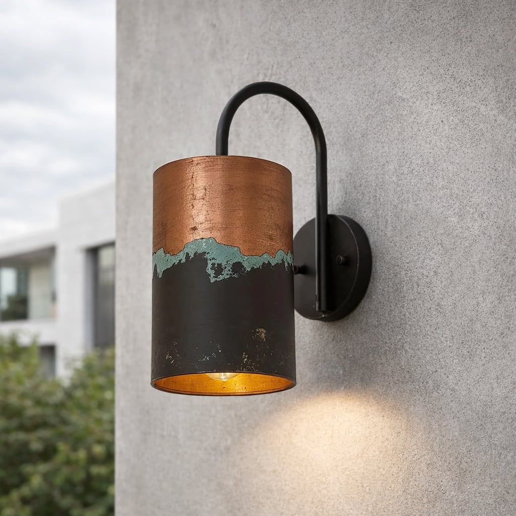 Verdigris Oxidation Copper Wall Sconce
