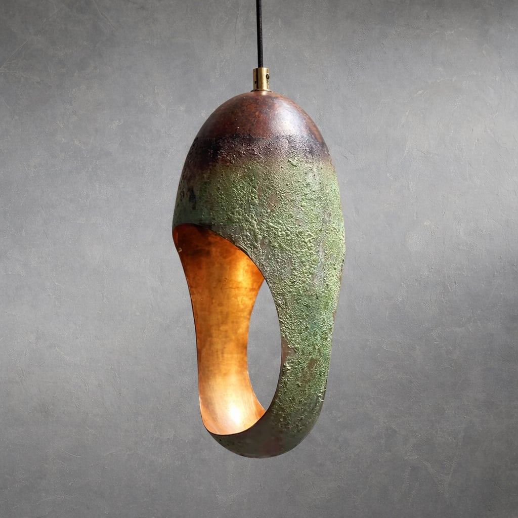 Cutout Copper Pendant Light