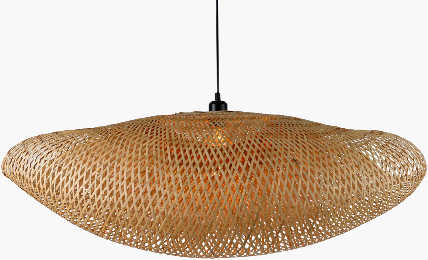 Pattranan Wabi Sabi Bamboo Woven Pendant Light
