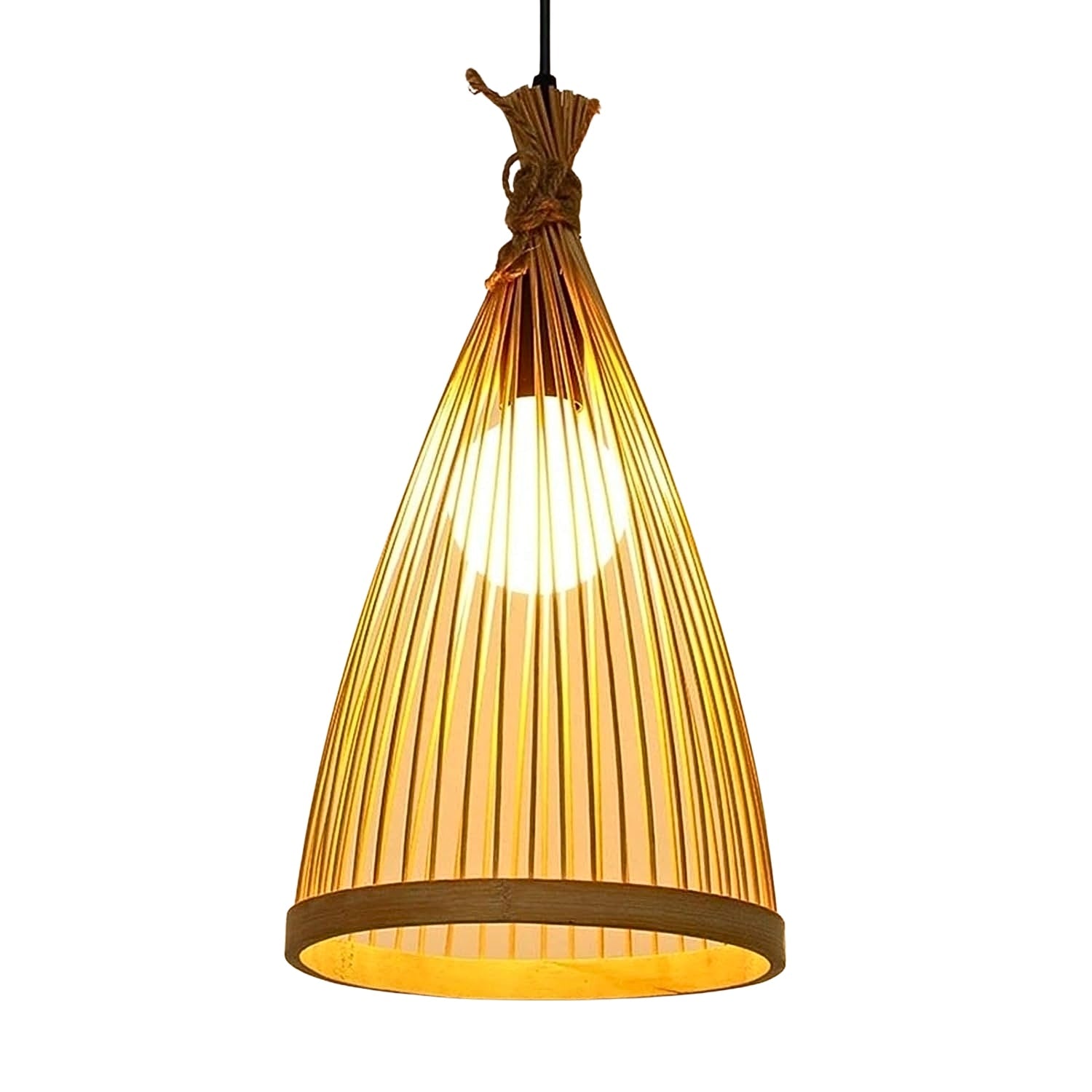 Rasri Bamboo Cone Pendant Light