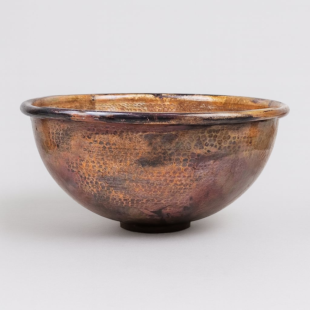 Antique Patina Round Copper Sink