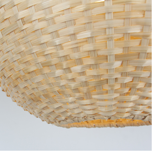 Santa Barbara Round Bamboo Pendant Light