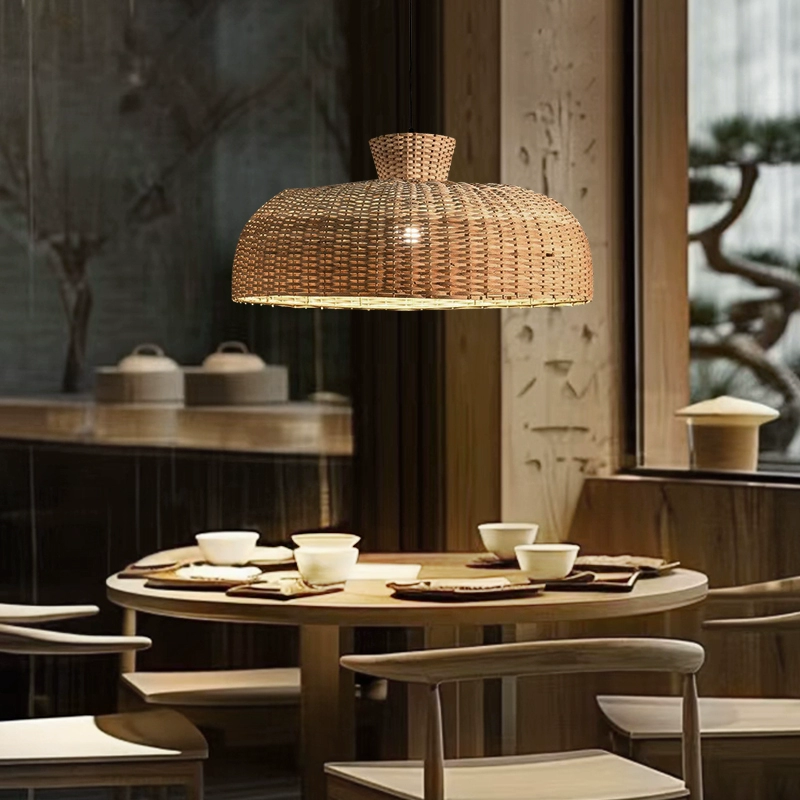 Shihadi Wicker Bamboo Pendant Light