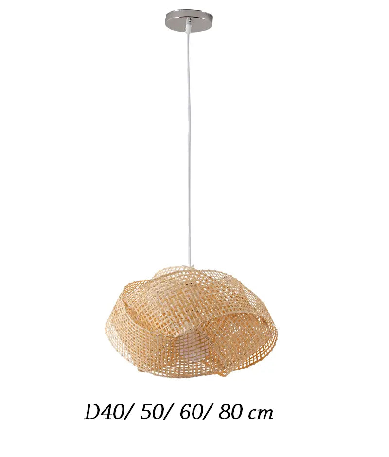 Chaner Single Woven Bamboo Pendant Light Shade