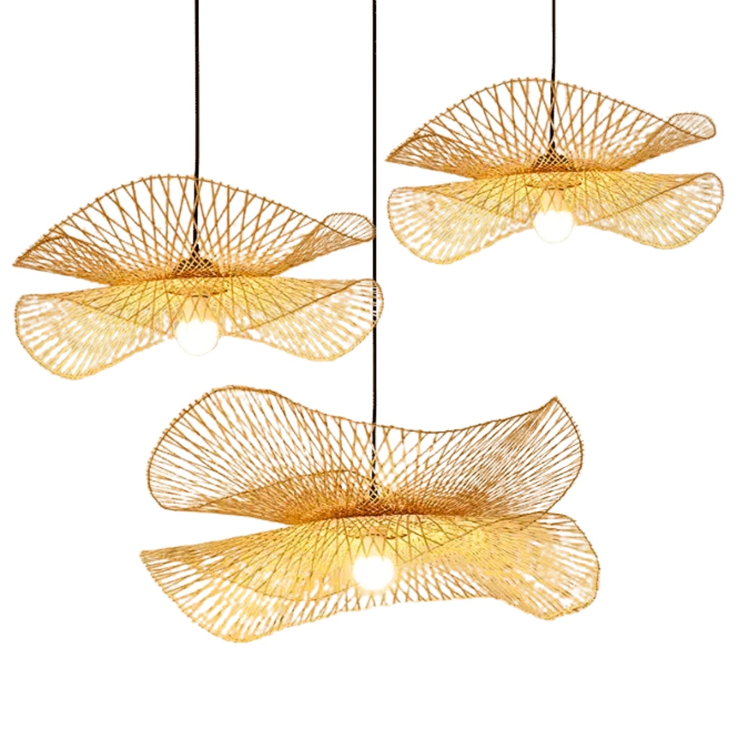Soku Wabi Sabi Bamboo Pendant Light