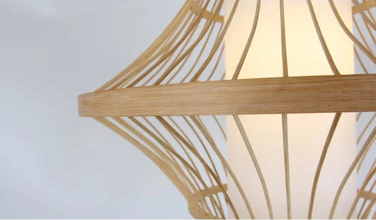 Solaya Handwoven Bamboo Pendant Light