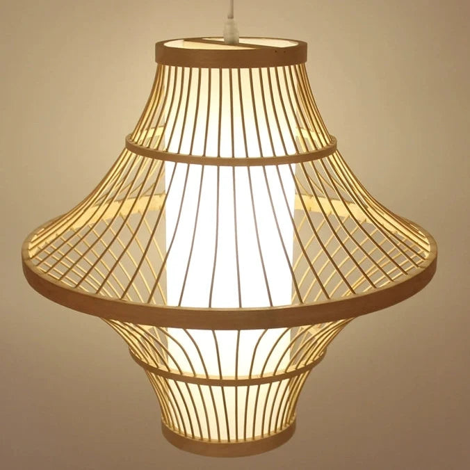 Solaya Handwoven Bamboo Pendant Light