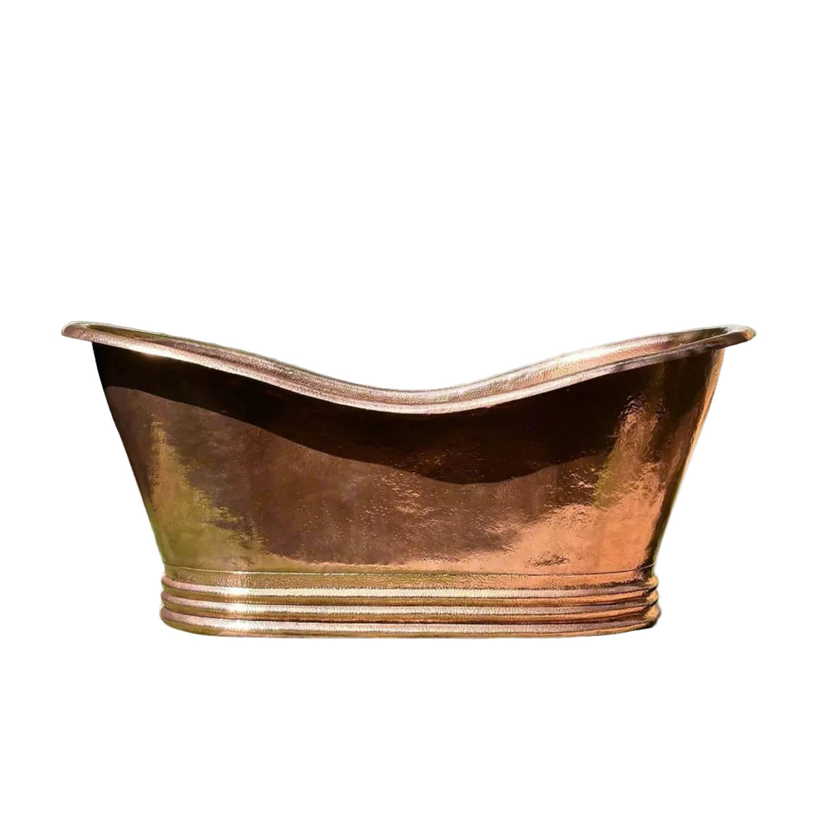 Luxury Solid Copper Bathtub for Elegant Bathrooms