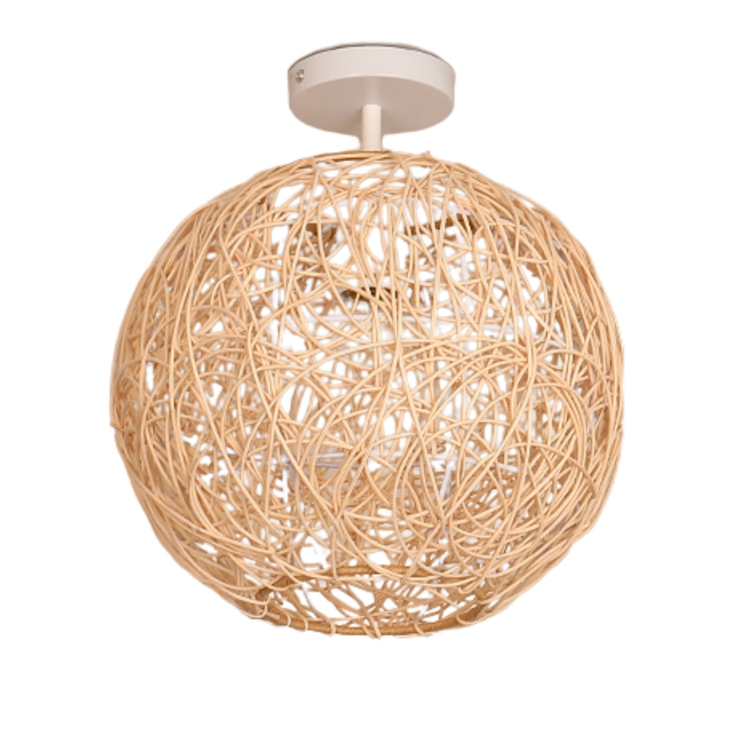 Sucada Round Rattan Light Fixture