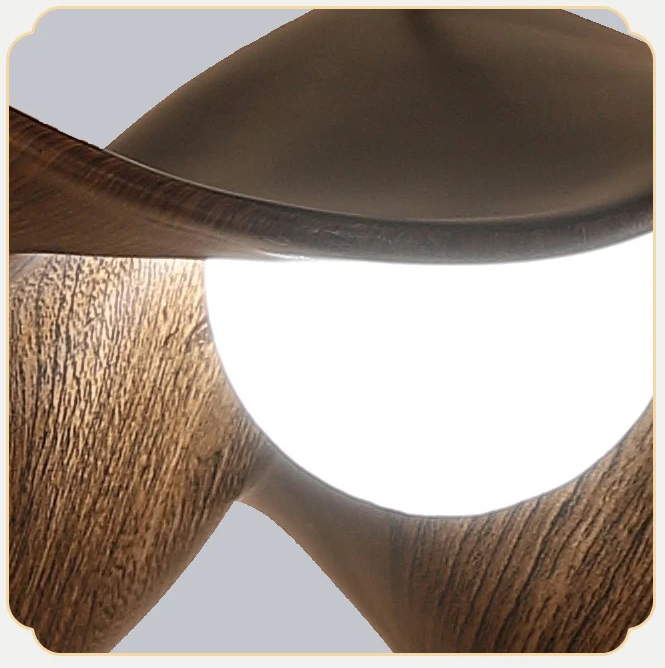 Casia Lotus Wabi Sabi Wood Pendant Light