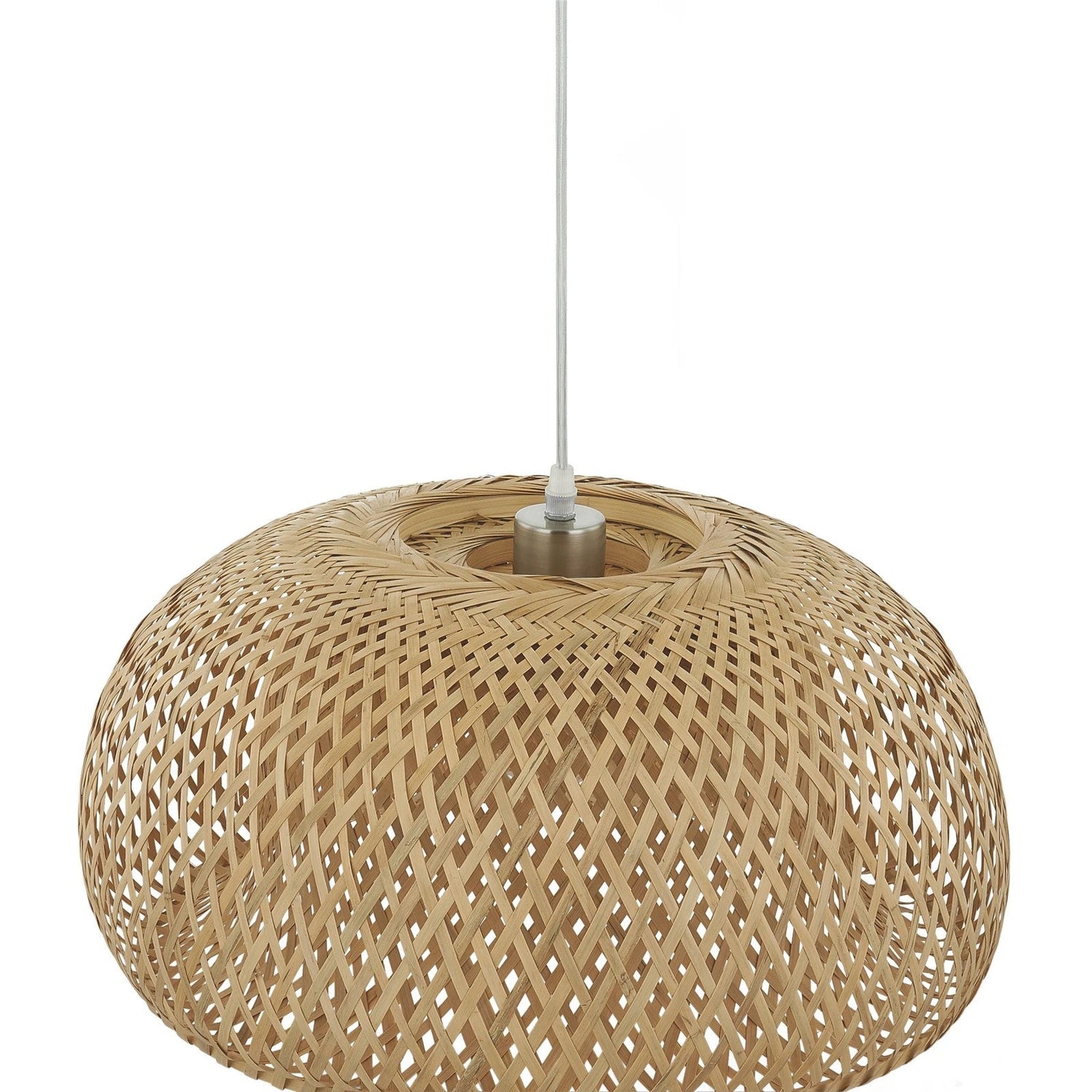 TAO Oriental Small Bamboo Basket Pendant Light
