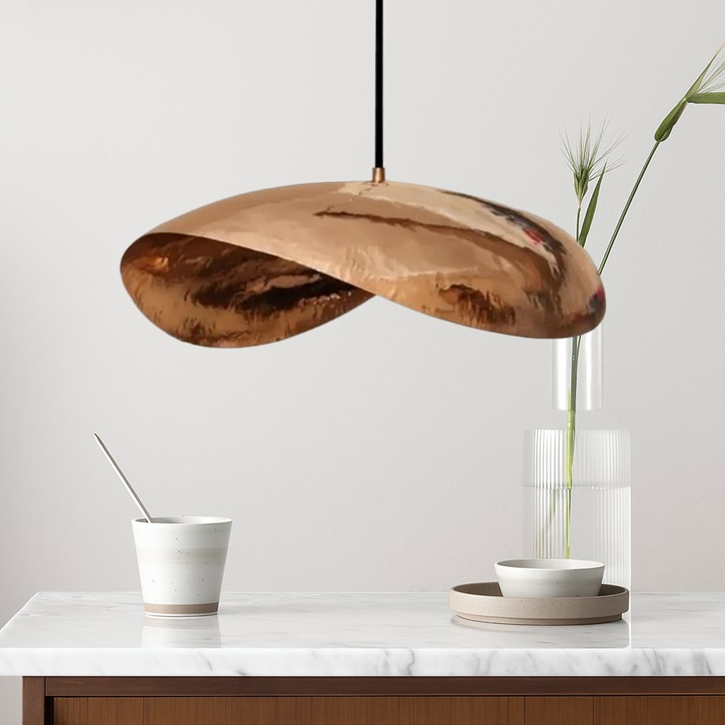Aydin Twisted Copper Pendant Light