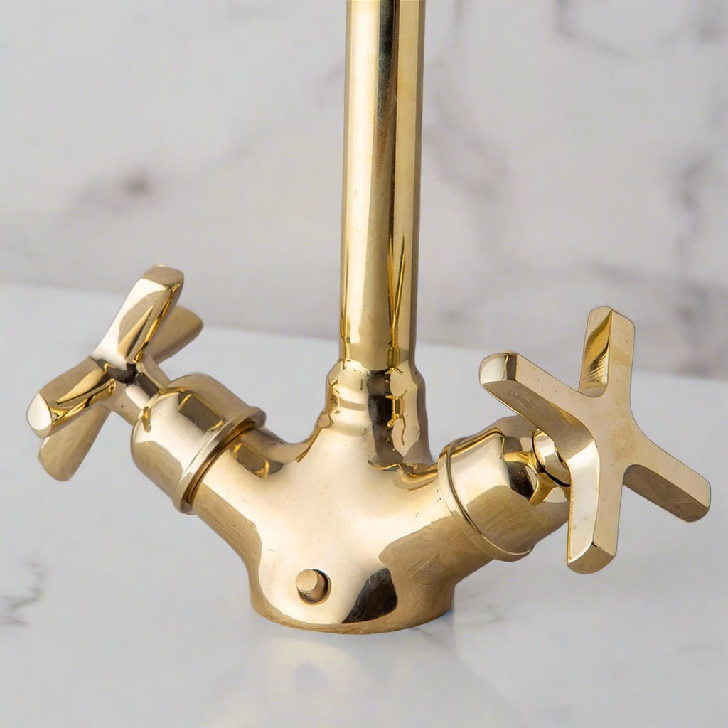 Moroccan Brass Bathroom Faucet