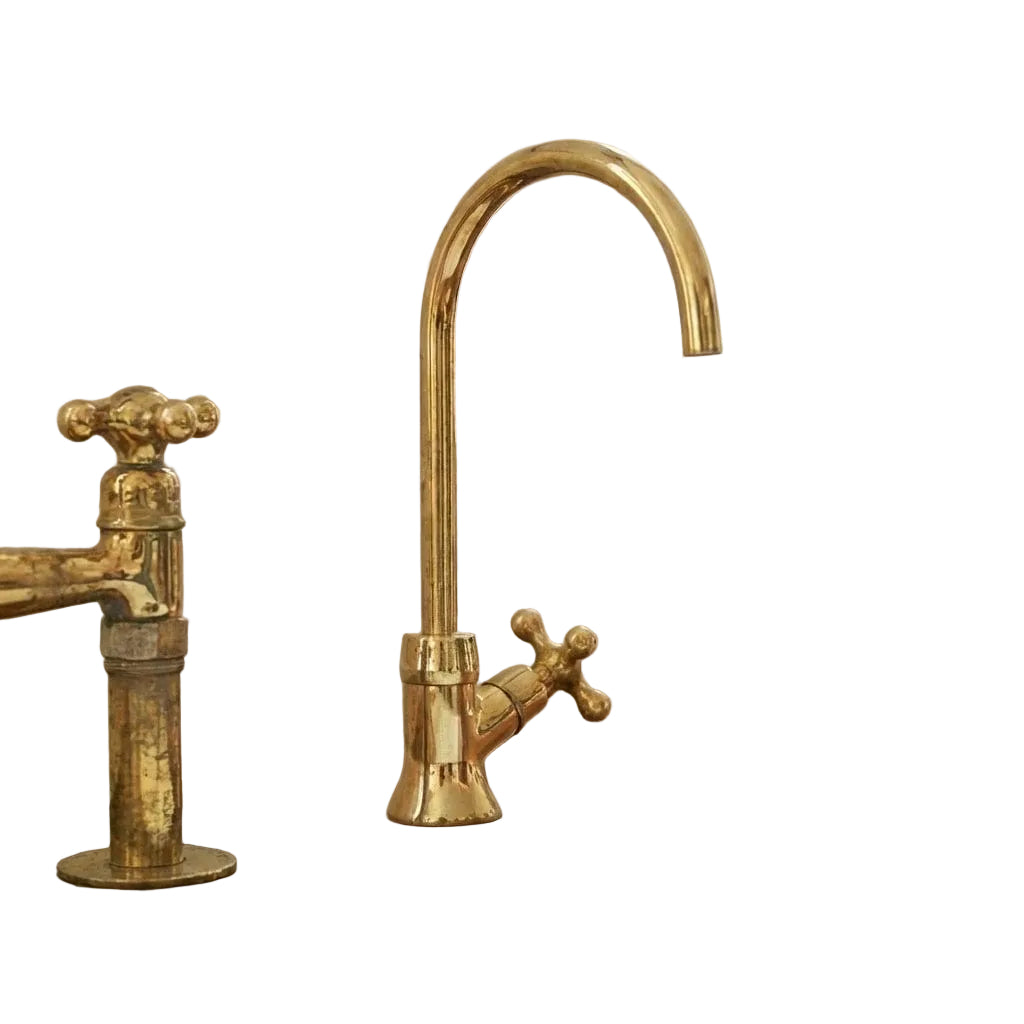 Unlacquered Brass Kitchen Water Dispenser – Solid Brass Drinking Tap
