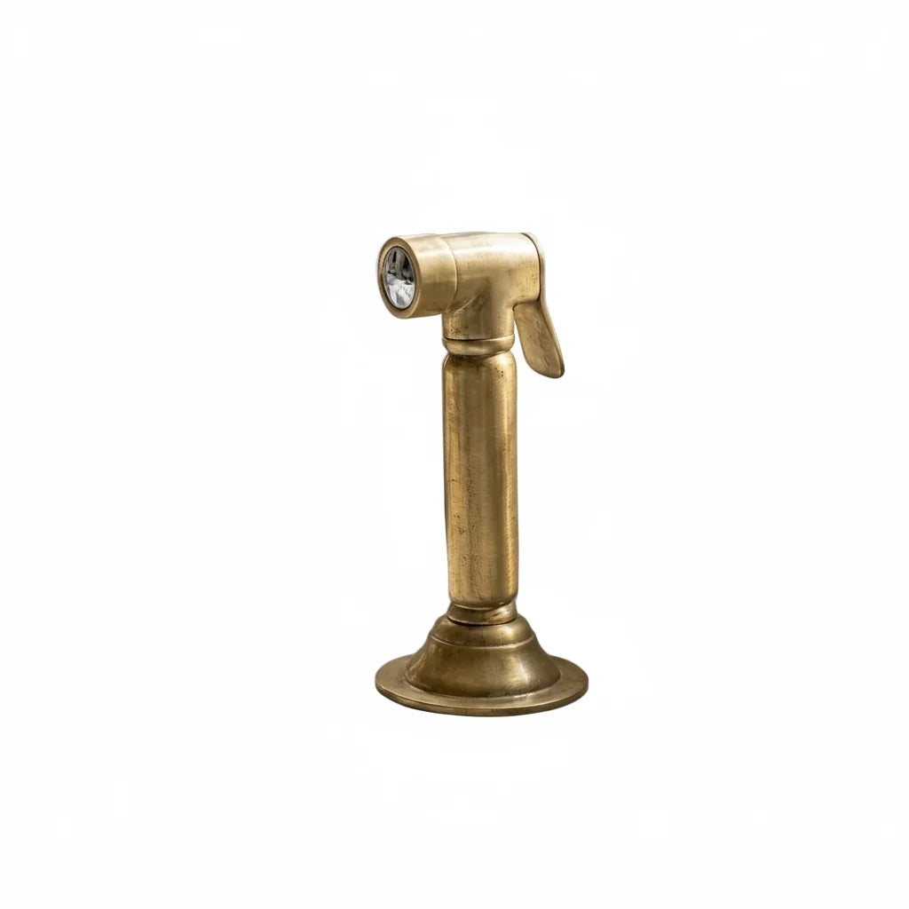 Unlacquered Brass Sink Side Sprayer