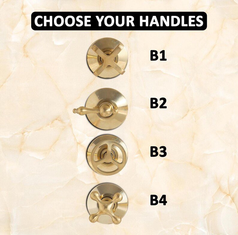 Vintage Brass Wall-Mount Kitchen Faucet – 8” Spread