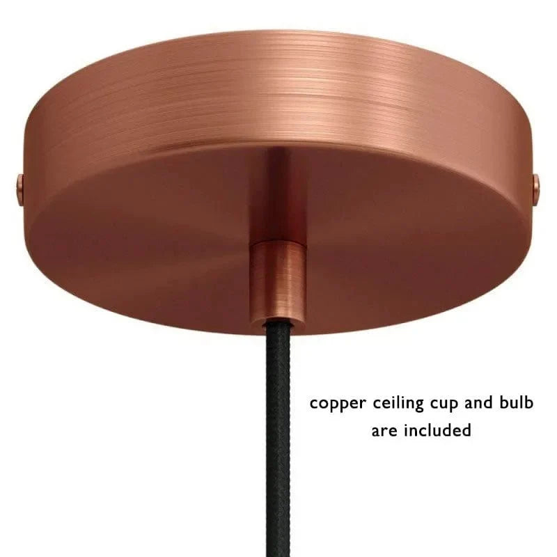 Verdigris Copper Farmhouse Kitchen Island Pendant Light for Elegant Dining