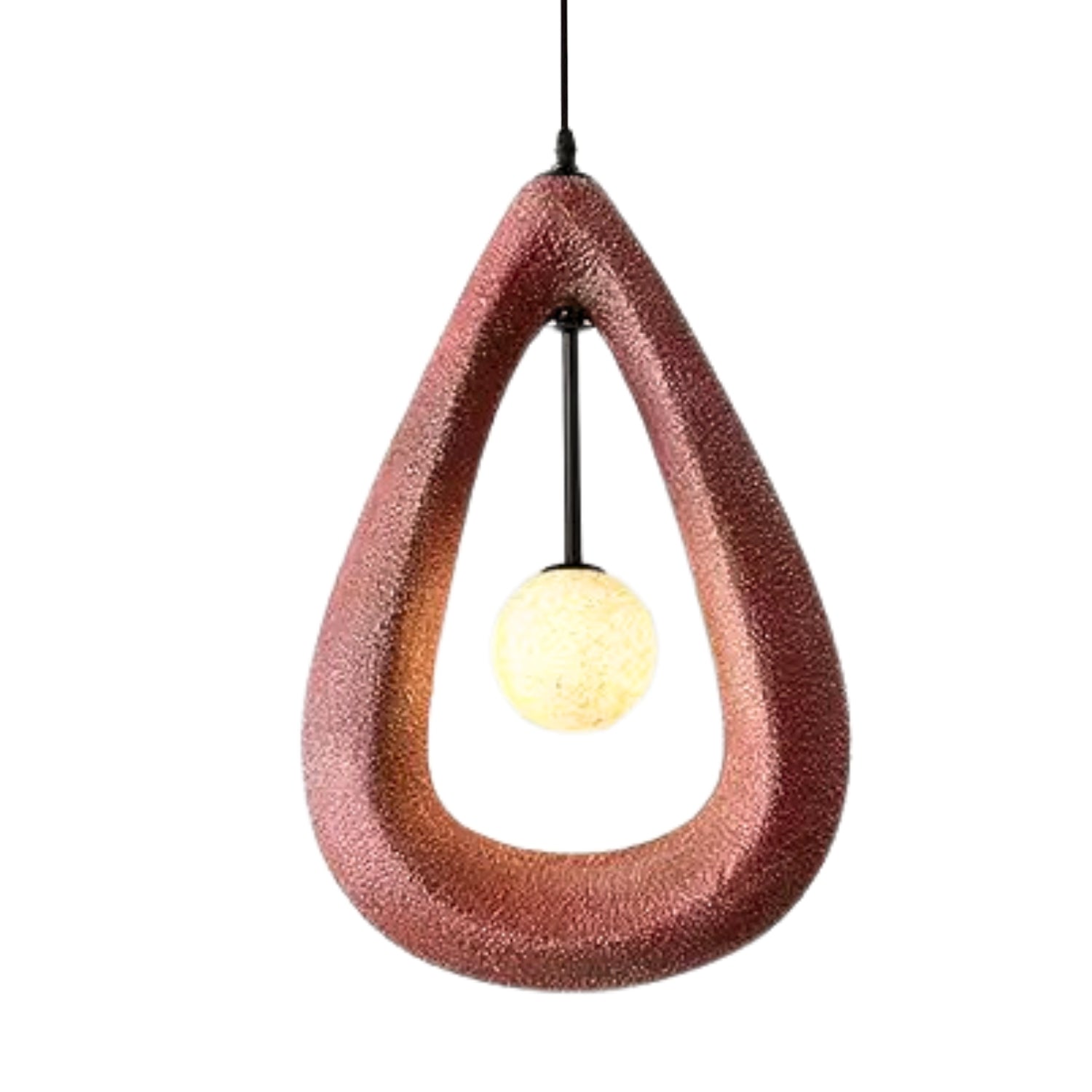 Wabi Sabi Modern Teardrop Pendant Light